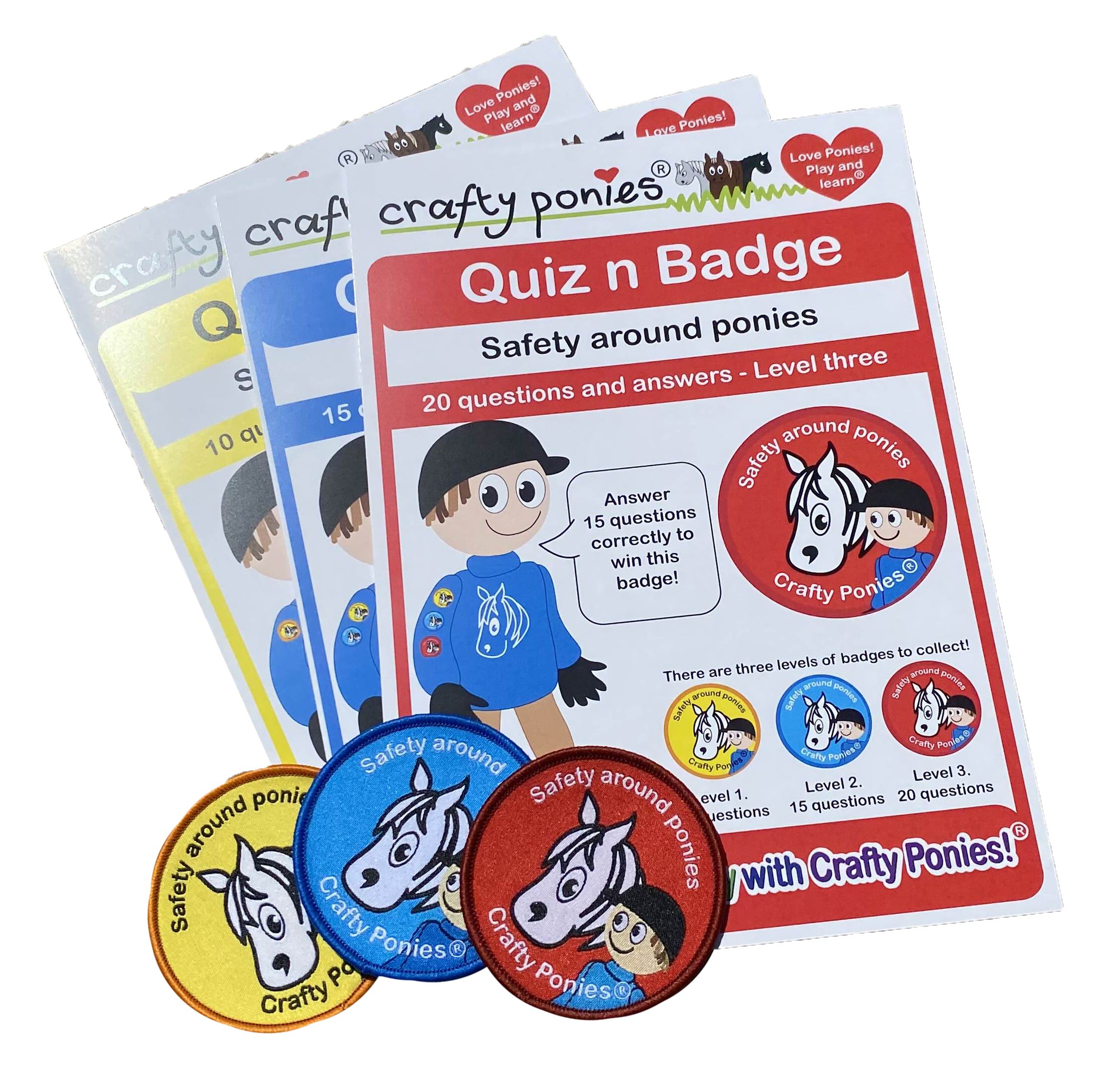 Quiz Booklets and Badges