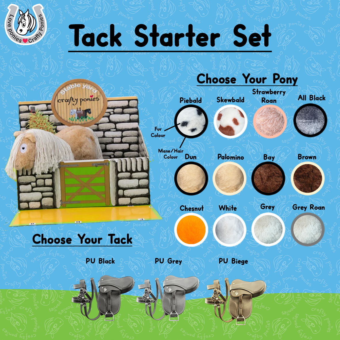 Crafty Pony PU Tack Starter Set